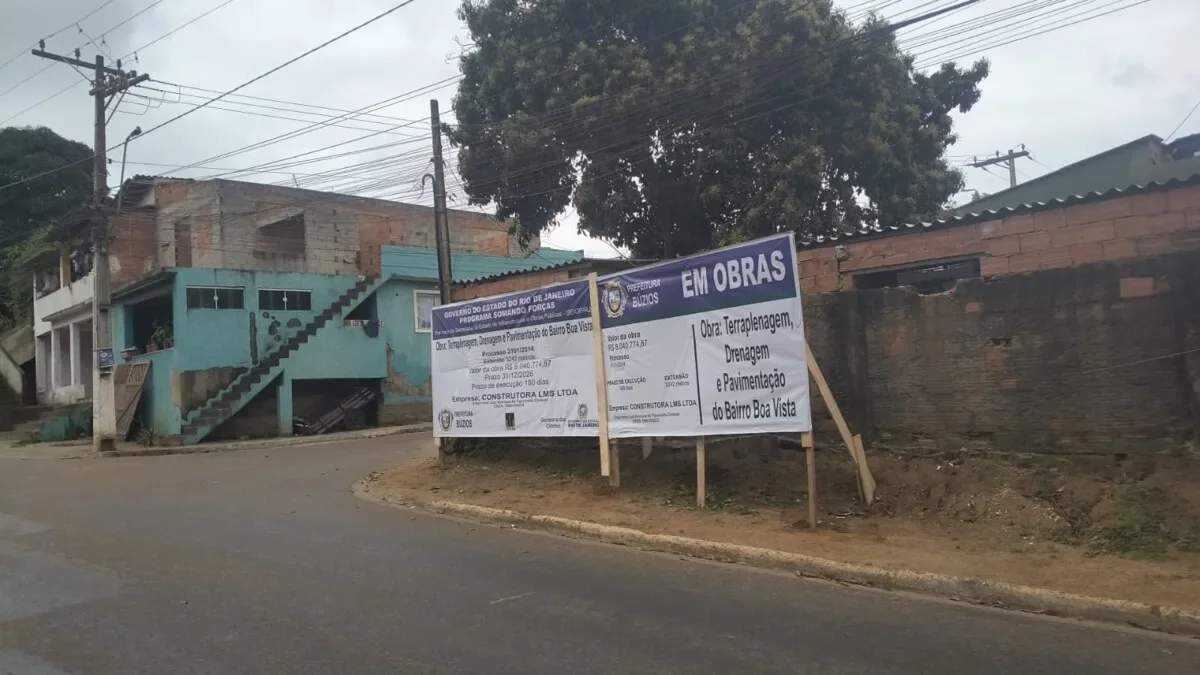 Búzios avança em obras na Rua Maria Cecília