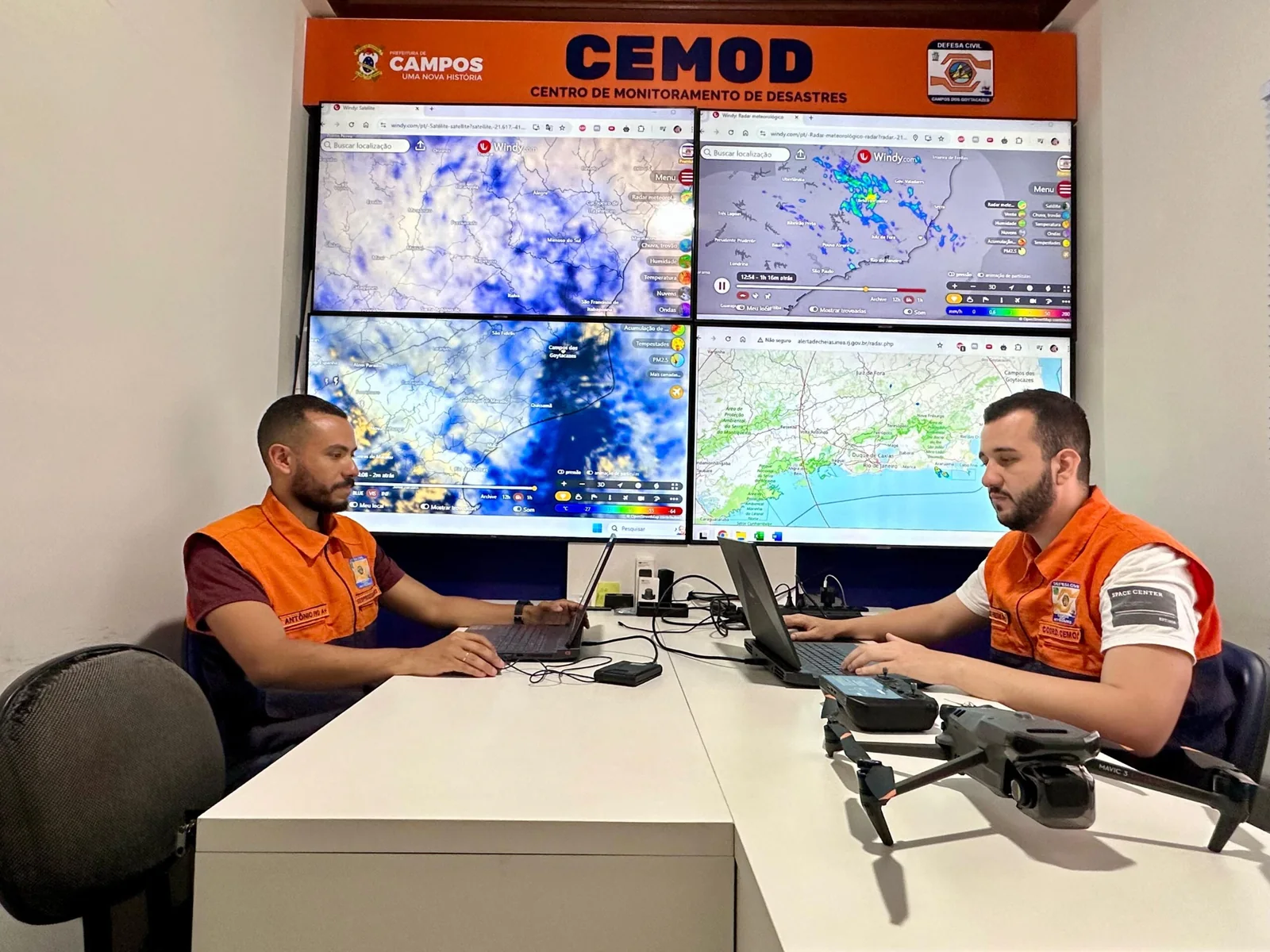 Defesa Civil monitora chance de chuva isolada em Campos