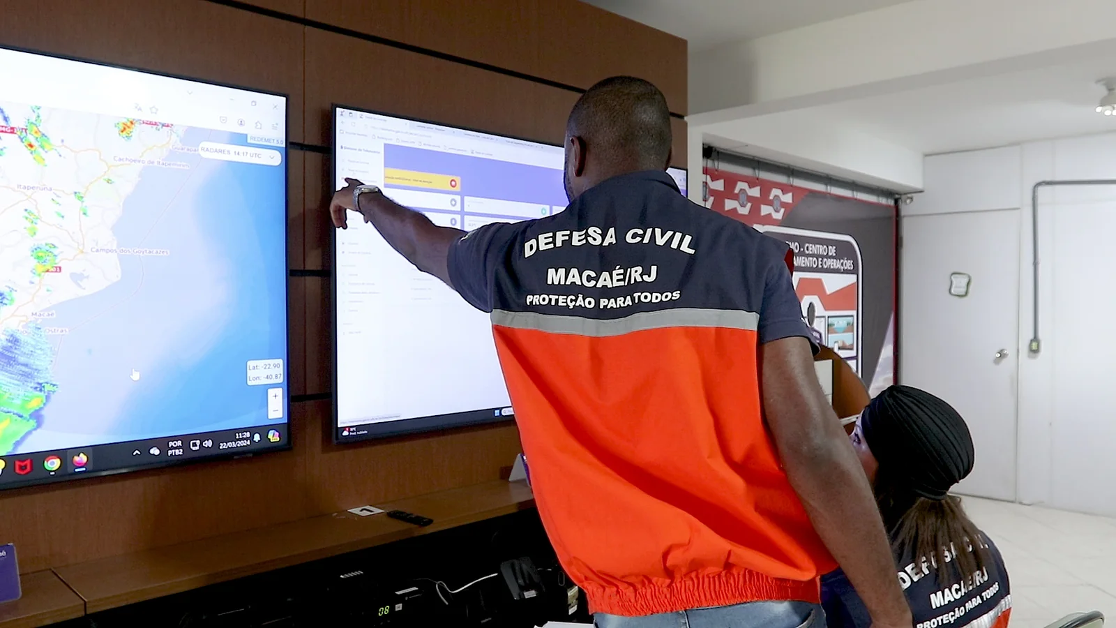 Defesa Civil prevê chuva forte e ventos acima de 40 km/h em Macaé