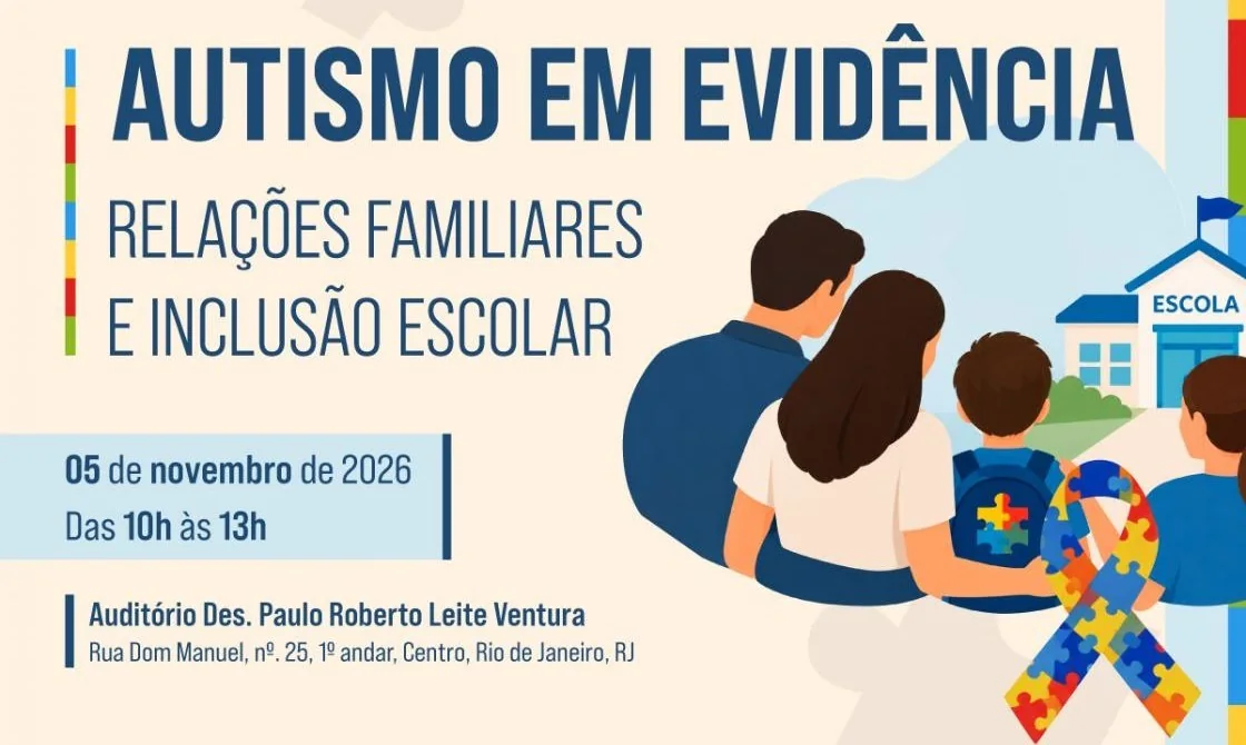 EMERJ promove encontro sobre autismo e inclusão escolar