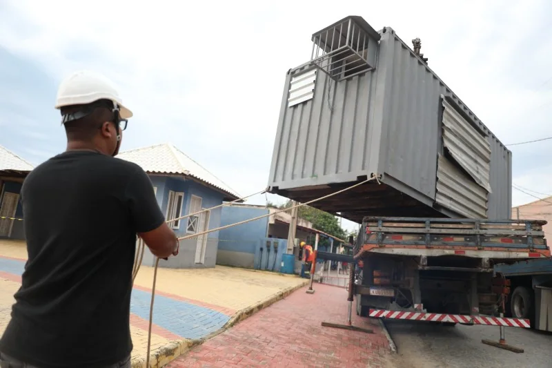 Trecho do litoral de Atafona afetado pela erosão costeira