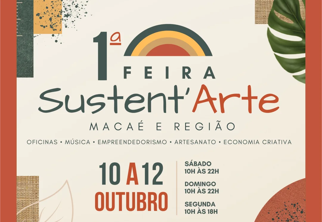 Divulgação da primeira Feira Sustent’Arte no Beco das Artes em Macaé