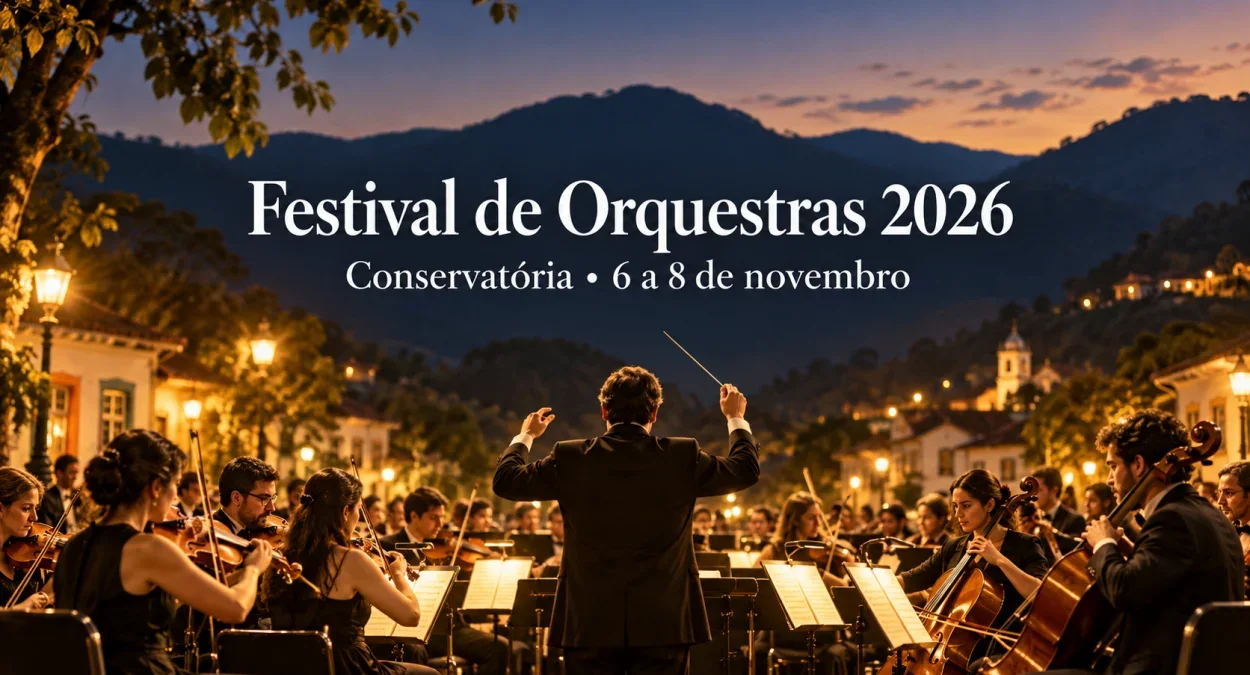 Festival de Orquestras será realizado em Conservatória em novembro