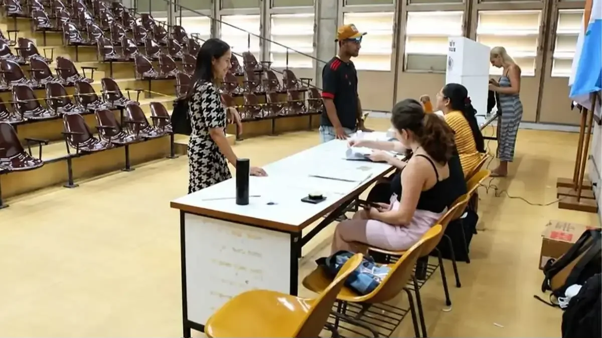 Urna eletrônica utilizada nas eleições de 2026